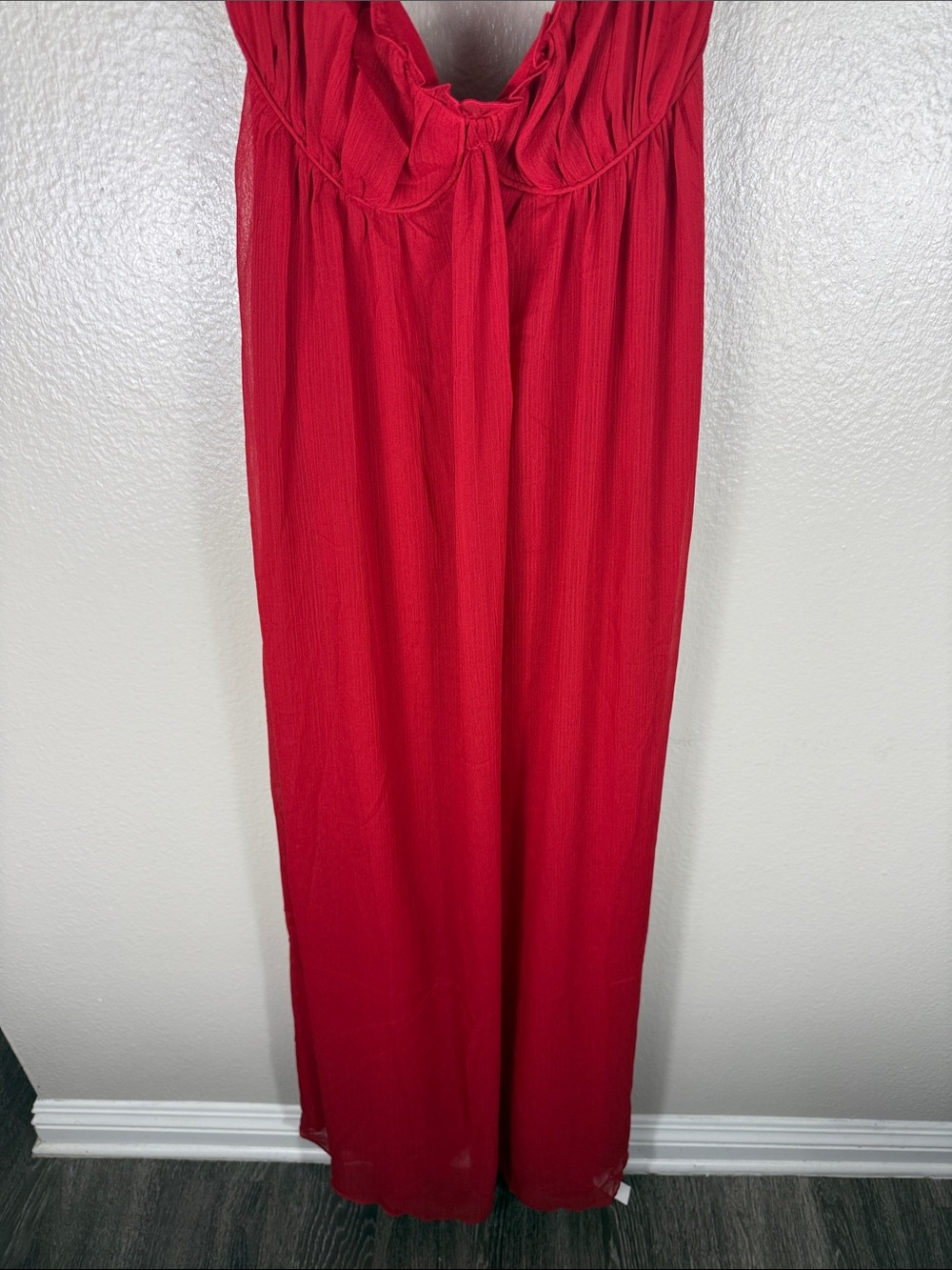 Reformation Cebba Dress Cherry - Picture 6 of 10